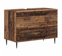 Bathroom Sink Cabinet HAARLEM Engineered Wood Storage Modern Slim Decor vidaXL