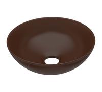 Bathroom Sink Ceramic Round Luxury Vanity Vessel Sink Multi Colours vidaXL