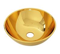 Bathroom Sink Ceramic Round Luxury Vanity Vessel Sink Multi Colours vidaXL