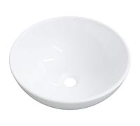 Vidaxl Bathroom Sink Ceramic Dark Green Round