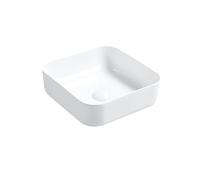 Bathroom Sink Countertop Bathroom Sink Nordic Style White Ceramic Washbasin Small Apartment Square Rounded Mini Above Counter Basin Counter Basin