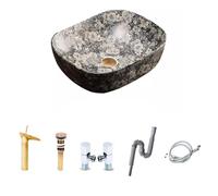 Bathroom Sink Countertop Outdoor Courtyard Retro Above Counter Basin Wash Balcony Home Bathroom Single Counter Basin