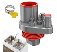Bathroom Sink Drain Pipe, Sink Pipe Replacement Kit | Sewer Adapters for Laundry Room Piping Shower Bathtub Commercial RV Outdoor Bathroom Residential