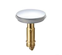 Bathroom Sink Drain Stopper 38mm Bounce Core Push Type Strainer - Brass Zinc Alloy Waste for Basins