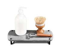 Momo Lifestyle Bathroom Sink Fast Drying Stone Sink Caddy Drying Rack Accessory Organizer Diatomaceous Earth Bottle Drying Rack Dish Sponge Countertop Organizer Drytomini