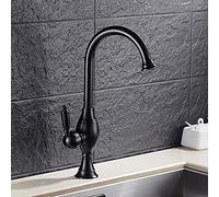 Bathroom Sink Faucet Basin Faucet Bathroom Taps Mixer,Black Faucet Kitchen High Section Water-tap Above Counter Basin Art Basin Heightening Basin Rotate Cold Heat Taps Vesse