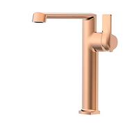 Bathroom Sink Faucet, Tall Waterfall Basin Mixer Tap, Brass Single Handle Deck Mounted Vanity Faucet for Bathroom, Easy Installation, Modern Design