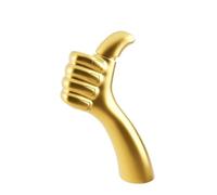 Bathroom Sink Faucet Thumbs Bathroom Brass Mixer Basin Faucet Single Hole Deck Mounted Washbasin Water Taps (Gold)