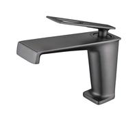 Bathroom Sink Faucet Waterfall Mixer Tap Chrome Basin Taps Single Handle Vanity Faucet Modern Bathroom Fixtures Stylish Lavatory Mixer Easy Installation