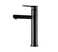Bathroom Sink Faucet with Pull Down Sprayer Mode Hot & Cold Brass Single Handle Multifunctional Single Hole Pull-Out faucets Retractable Lavatory Faucet