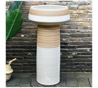 Bathroom Sink,Retro Industrial Style Column Sink,Floor-Standing Countertop Basin For Cloakroom Balcony,For Laundry Room,Basement,Outdoor And Indoor,2 Piece Set,2 Set,One Size(2 Piece Set-One Size)