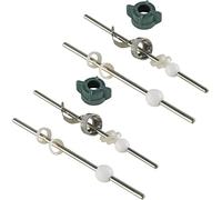 Bathroom Sink Stopper Replacement Pop Up Center Assembly- Pop Up Ball Rod- Lavatory Sink Drain Assembly- Universal Sink Popup Drain Assembly Repair Sink Drain Kit- Pack of 2 Sink Lift Rod Assembly