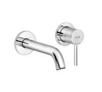 Bathroom Sink tap with a Fixed spout from Kludi Bozz - Chrome - 382440576