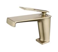 Bathroom Sink Taps Basin Mixer Tap Waterfall Chrome Bathroom Faucets Mixer Tall 1 Hole Single Lever