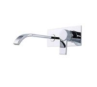 Bathroom Sink Taps Hot and Cold Water into The Basin Faucet Single Faucet Chrome