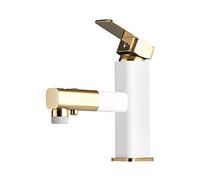 Bathroom Sink Taps with Pull Down Sprayer, Single Hole Mixer Faucet | Pull Down Sprayer Bathroom Sink Tap, Single Hole Mixer Faucet with Splash Filter for Easy Cleaning and Modern Design