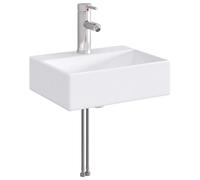 Bathroom Sink with Faucet and Drain Ceramic Modern Basin Wash Fixture vidaXL