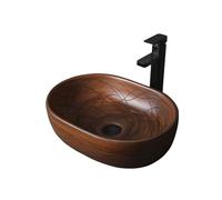 Bathroom Sinks 47.5 * 35 * 13cm Bathroom Small Vessel Sink Above Counter Porcelain Ceramic Vanity Lavatory Wash Basin