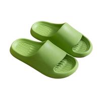 Bathroom Slippers Home Slippers For Women In Summer Indoor Home, Thick Soled EVA Bathroom Anti Slip And Silent ls (Green 36/37 EU)
