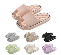 Bathroom Slippers Women Size 8,Cloud Sliders for Women Men Super Soft Shower Quick Drying Flip Flops Non-Slip Home Shoes Summer Beach Pool Pillow Open Toe Slippers for Indoor Spa Garden Bathroom Pink
