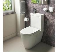 Bathroom Space Saver Combo 2 in 1 WC Close Coupled Toilet Seat & Basin