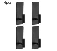 Bathroom Steel Hook Self Adhesive Towel Bar Multi-Functional Strong Hooks for Living No-Nail Adhesive Room