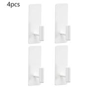 Bathroom Steel Hook Self Adhesive Towel Bar Multi-Functional Strong Hooks R4i6 No-Nail for Living Room Adhesive