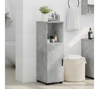 Bathroom Storage Cabinet Free Standing Cupboard Organiser Unit w/ Door & Shelves