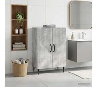 Bathroom Storage Cabinet Moisture Resistant Concrete Grey 59.5 x 31 x 80 cm