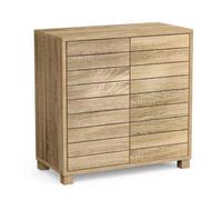 Bathroom Storage Cabinet, Oak Wood Effect Bathroom Floor Cabinet