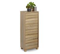 Bathroom Storage Cabinet, Oak Wood Effect Bathroom Floor Cabinet