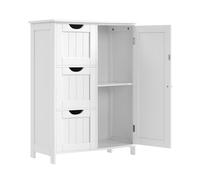 Bathroom Storage Cabinet with 3 Large Drawers, Cloud White / 3 Drawers(30 x 60 x 81 cm)