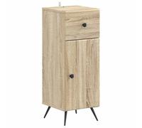 Bathroom Storage Cainet with Drawer BREDA Engineered Wood Cabinet Slim vidaXL
