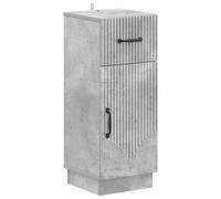 Bathroom Storage Cainet with Drawer HOORN Engineered Wood Cabinet Slim vidaXL