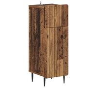 Bathroom Storage Cainet with Drawer ZWOLLE Engineered Wood Cabinet Slim vidaXL
