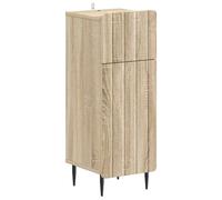 Bathroom Storage Cainet with Drawer ZWOLLE Engineered Wood Cabinet Slim vidaXL