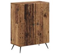 Bathroom Storage Cainet with Shelf BREDA Engineered Wood Cabinet Modern vidaXL