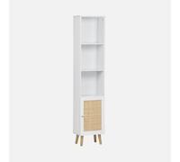 Bathroom Storage Column Blanc Cassé - Sweeek
