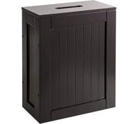Bathroom Storage Unit Freestanding Toilet Roll Cabinet & Slim Wooden