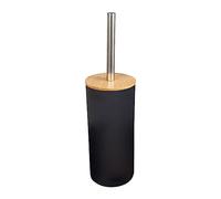 Bathroom Supplies Anti Drip Cleaning Supplies Deep Cleaning Toilet Brush Set Black, 10x36 cm