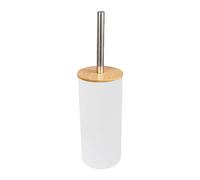 Bathroom Supplies Anti Drip Cleaning Supplies Deep Cleaning Toilet Brush Set White, 10x36 cm