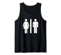 Bathroom Symbol Pictogram Design | The Symbol for WC Tank Top