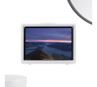 Bathroom Tablet Case - Waterproof Transparent Anti-Fog, Wall Mounted Tablet Shelf, Touchscreen Holder, Bathtub Shower Storage | Secure Cradle For Hands-Free Watching