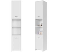 Bathroom Tall Boy White 180x30x30cm