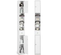 Costway 8-cube Storage Organizer With 2 Anti-tipping Mechanisms-white, White