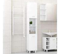 Bathroom Tallboy Free Standing Cabinet Tall Storage Cupboard Rack with 2 Doors