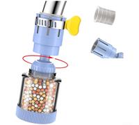Bathroom Tap Extender with Built-in Filter - 360° Rotatable Faucet Nozzle - Anti for Splash Sprayer Accessories for Kitchen Sink Blue