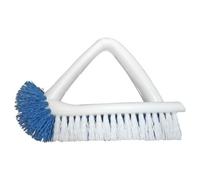 Bathroom Tile Cleaner Brush 20Cm - Grout & Corner Scrubber Brush -Kitchen & Bathroom Cleaning - Sink, Basin, Shower, Bath By Unger