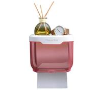 Bathroom Tissue Box with Wall Mounted Holder, G H