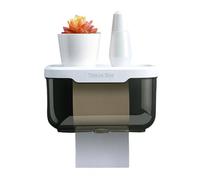 Bathroom Tissue Box with Wall Mounted Holder, M N